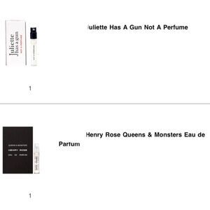 Juliette has a gun and Henry rose Queen and Monster samples